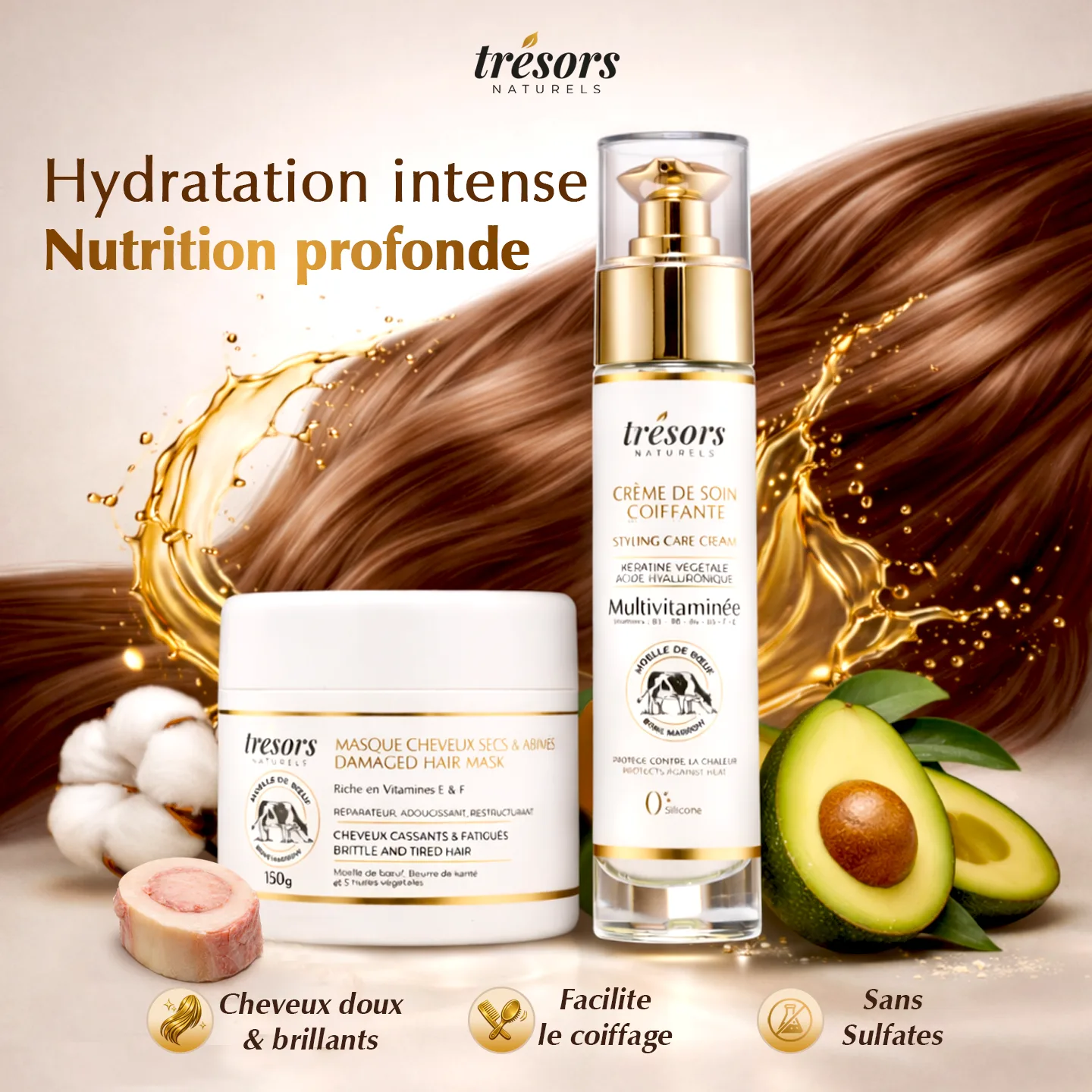 Duo Nutrition Intense Cheveux Secs & Abîmés
