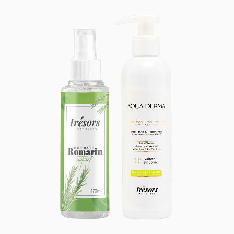 Soin visage Équilibrant Peau Mixte à Grasse - Trésors Naturels